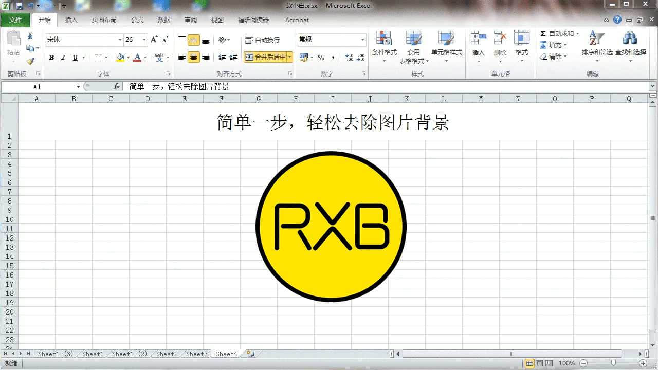 Excel表格实用技巧16、简单一步，轻松去除图片背景-excel home论坛-365 